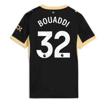 Manchester City Ayyoub Bouaddi #32 Maglia Gara Trasferta Repliche 2026-27 Donna Maniche Corte